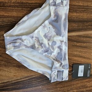 Eddie Bauer Women's Swim Bottom - Cream and Gray